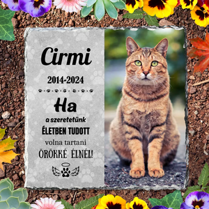 Cicás emlék kőtábla - otthon & életmód - vallás - temetkezési tárgy - Meska.hu