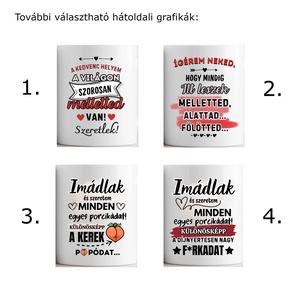 Ölelkező pár bögre, 2 oldalas - otthon & életmód - konyhafelszerelés, tálalás - tálalás - bögre & csésze - Meska.hu