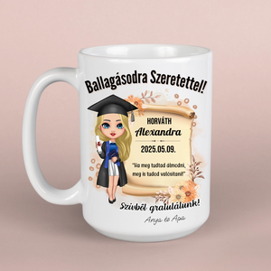 Ballagásra ajándék - lányos bögre - otthon & életmód - konyhafelszerelés, tálalás - tálalás - bögre & csésze - Meska.hu