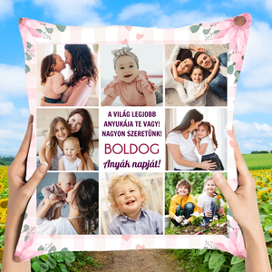 Fényképes ajándék anyának - anyák napi párna, Otthon & Életmód, Lakástextil, Párna & Párnahuzat, Mindenmás, MESKA