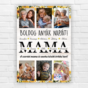 Anyák napi, fényképes ajándék kép mamának - otthon & életmód - dekoráció - kép & falikép - poszter - Meska.hu