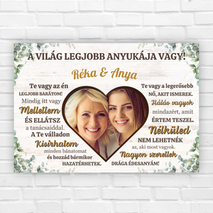 Ajándék anyának - fényképes dekorkép - otthon & életmód - dekoráció - kép & falikép - poszter - Meska.hu