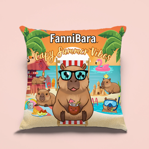 Capybara Summer Vibes párna - Meska.hu