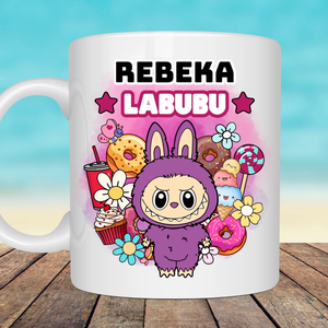 Labubu bögre saját névvel - Meska.hu