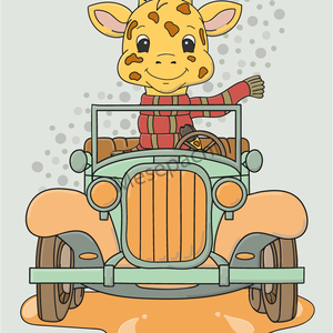 Mesepacni falikép szett - róka robogón és zsiráf autóval - babaszoba dekoráció (2 db, 40x50cm)  - baba - mama - babaszoba dekoráció - babaszoba kép - Meska.hu