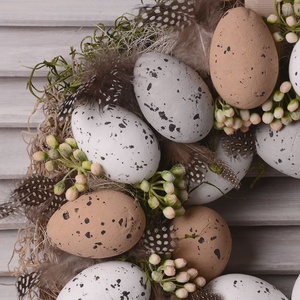 Húsvéti natúr  ajtódísz  - ünnepi díszek, dekorációk - húsvéti díszek és dekorációk - húsvéti ajtódísz, kopogtató - Meska.hu