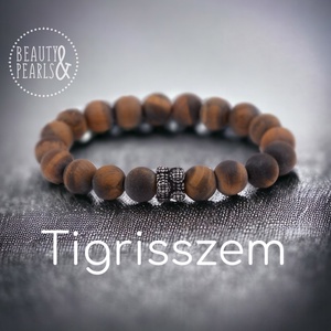 Férfi TiGRiSSZeM karkötő 10 mm - Meska.hu