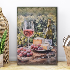 Vászonkép 21x30  Bor, mámor... , Otthon & Életmód, Dekoráció, Kép & Falikép, Vászonkép, Mindenmás, Festészet, MESKA