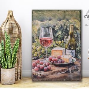 Vászonkép 21x30  Bor, mámor...  - otthon & életmód - dekoráció - kép & falikép - vászonkép - Meska.hu