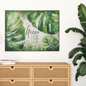 Vászonkép 30x42  Green LEAF zöld levelek - Meska.hu