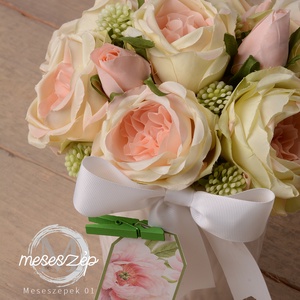 Romantikus  RÓZSÁK - otthon & életmód - dekoráció - asztal és polc dekoráció - asztaldísz - Meska.hu