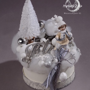 Tél asztaldísz - Meska.hu