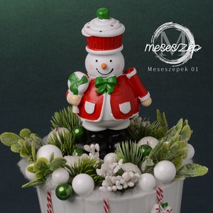 Süti minden mennyiségben karácsonyi asztaldísz - karácsony - karácsonyi lakásdekoráció - karácsonyi manók, figurák - Meska.hu