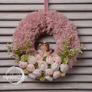 Tavasz tündér ajtókopogtató - otthon & életmód - dekoráció - ajtó- és ablak dekoráció - ajtódísz & kopogtató - Meska.hu