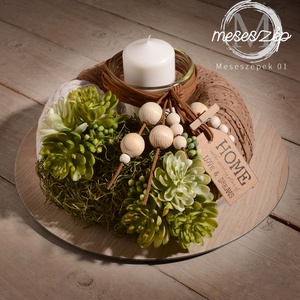 NATURE   rusztikus asztaldísz, Otthon & Életmód, Dekoráció, Asztal és polc dekoráció, Asztaldísz, Virágkötés, MESKA