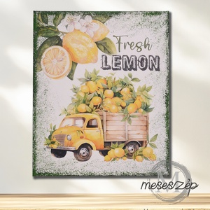 Fresh LEMON  25x30 cm vászonkép - Meska.hu