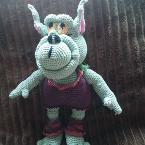 Horgolt kobold, Játék & Sport, Plüssállat & Játékfigura, Más figura, Horgolás, Varrás, MESKA