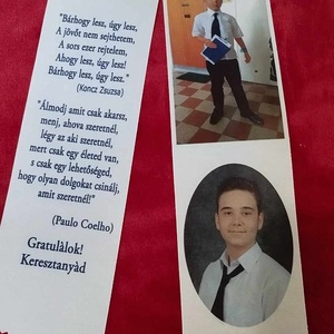 Ballagási szalag, egyedi szöveggel, idézettel,fotóval - otthon & életmód - dekoráció - fali és függő dekoráció - felirat - Meska.hu