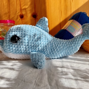 Delfin, Játék & Sport, Plüssállat & Játékfigura, Más figura, Horgolás, MESKA