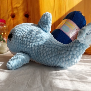 Delfin - játék & sport - plüssállat & játékfigura - más figura - Meska.hu