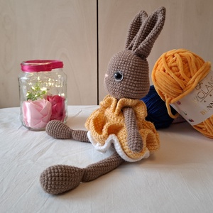 Levendulás nyuszi - játék & sport - plüssállat & játékfigura - nyuszi - Meska.hu