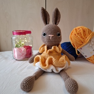 Levendulás nyuszi - játék & sport - plüssállat & játékfigura - nyuszi - Meska.hu