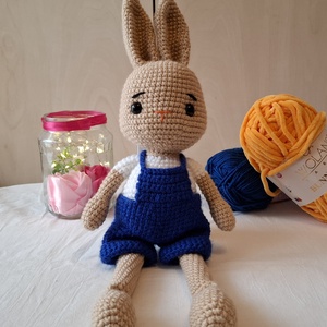 Levendulás nyuszi - játék & sport - plüssállat & játékfigura - nyuszi - Meska.hu