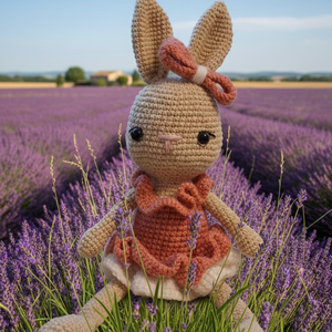 Levendulás nyuszi - Meska.hu