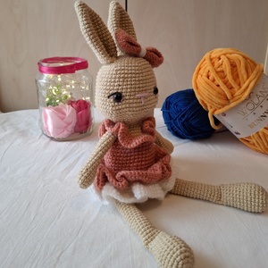 Levendulás nyuszi - játék & sport - plüssállat & játékfigura - nyuszi - Meska.hu