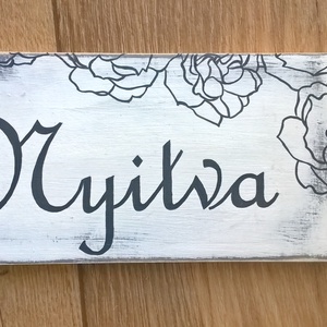 Nyitva/Zárva tábla - művészet - festmény - akril - Meska.hu