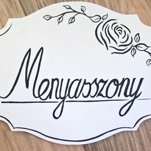 Menyasszon, Vőlegény tábla - művészet - festmény - akril - Meska.hu