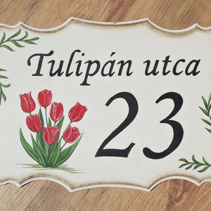 Házszámtábla -  - Meska.hu