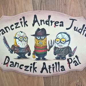 Ajtótábla - művészet - festmény - akril - Meska.hu