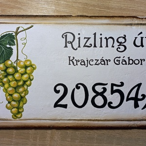 Cserép házszámtábla, Művészet, Festmény, Akril, Festészet, MESKA