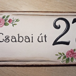 Cserép házszámtábla, Művészet, Festmény, Akril, Festészet, MESKA