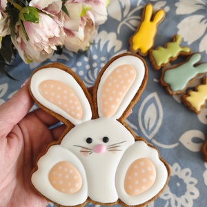 Húsvéti nyuszi mézeskalács  - élelmiszer - édesség - mézeskalács - Meska.hu