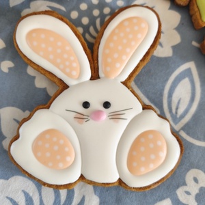 Húsvéti nyuszi mézeskalács  - élelmiszer - édesség - mézeskalács - Meska.hu