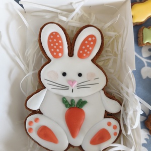 Húsvéti nyuszi répával - élelmiszer - édesség - mézeskalács - Meska.hu