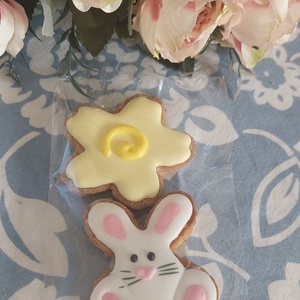 Húsvéti mézeskalács csomag- nyuszi+ virág - élelmiszer - édesség - mézeskalács - Meska.hu