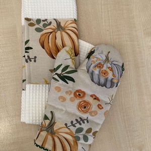 Őszi hangulatú konyharuha szett, Otthon & Életmód, Konyhafelszerelés, tálalás, Konyhai textil, Konyharuha & Törlőkendő, Varrás, MESKA