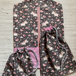 Unikornisos ovis zsák szett - 3 részes  - Meska.hu