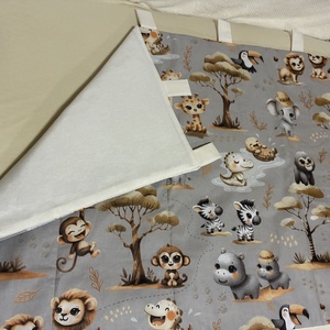 Cuki afrikai állatos falvédő - otthon & életmód - babaszoba, gyerekszoba - falvédő gyerekszobába - Meska.hu