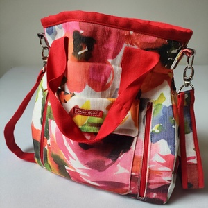 Virág mintás kézitáska - Meska.hu