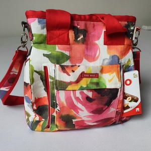 Virág mintás kézitáska - táska & tok - kézitáska & válltáska - kézitáska - Meska.hu