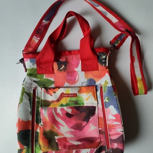 Virág mintás kézitáska - táska & tok - kézitáska & válltáska - kézitáska - Meska.hu