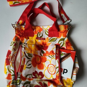 Virág mintás kézitáska - táska & tok - kézitáska & válltáska - kézitáska - Meska.hu