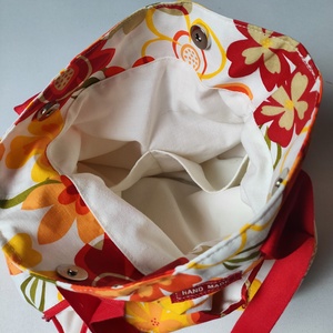 Virág mintás kézitáska - táska & tok - kézitáska & válltáska - kézitáska - Meska.hu