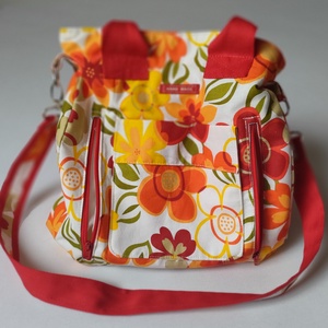 Virág mintás kézitáska - Meska.hu