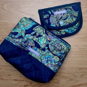 Keleties mintájú neszeszer pénztárcával, Táska & Tok, Neszesszer, Varrás, Patchwork, foltvarrás, MESKA