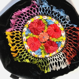 Alkalmi táska matyó hímzéssel - táska & tok - kézitáska & válltáska - alkalmi táska - Meska.hu